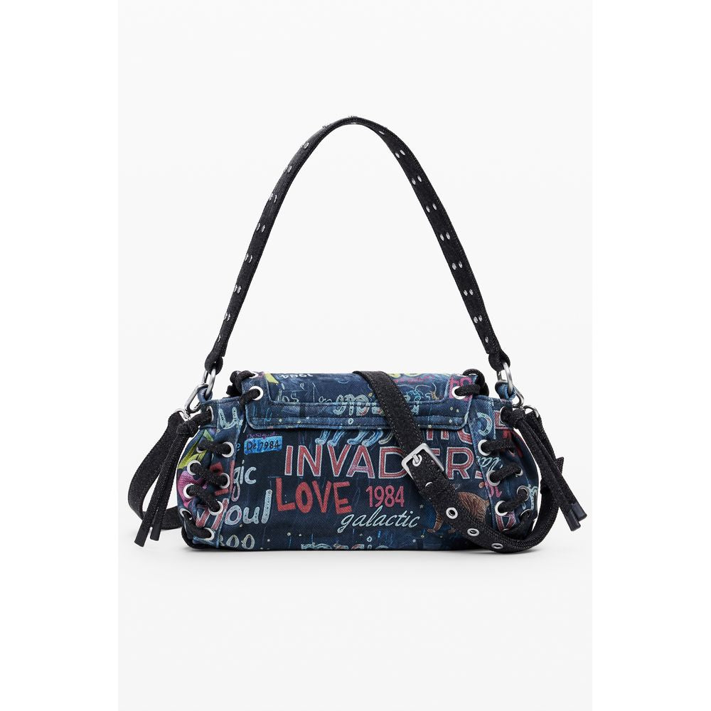 Front view with bag zipped and handles upright.