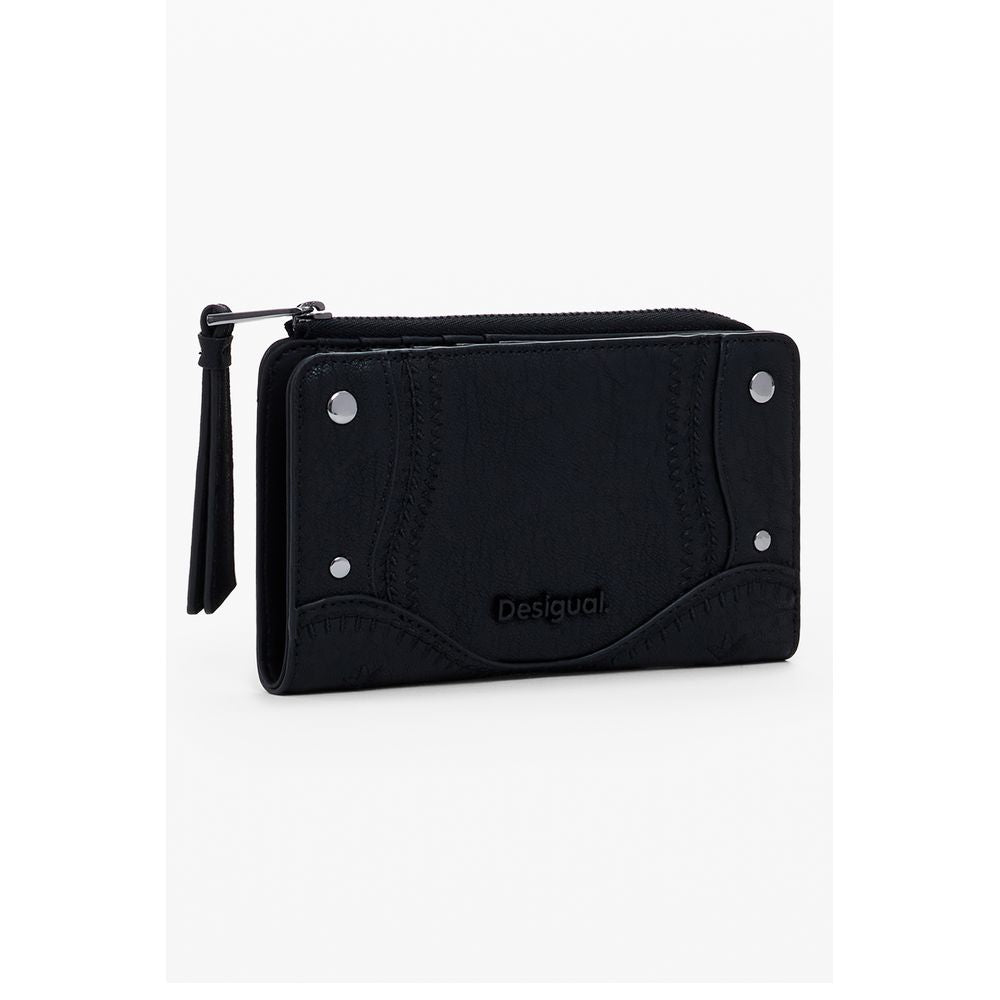 Desigual Black Polyethylene Wallet