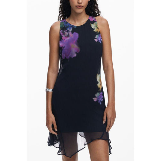 Desigual Black Polyester Women Dress DE-39768-XS