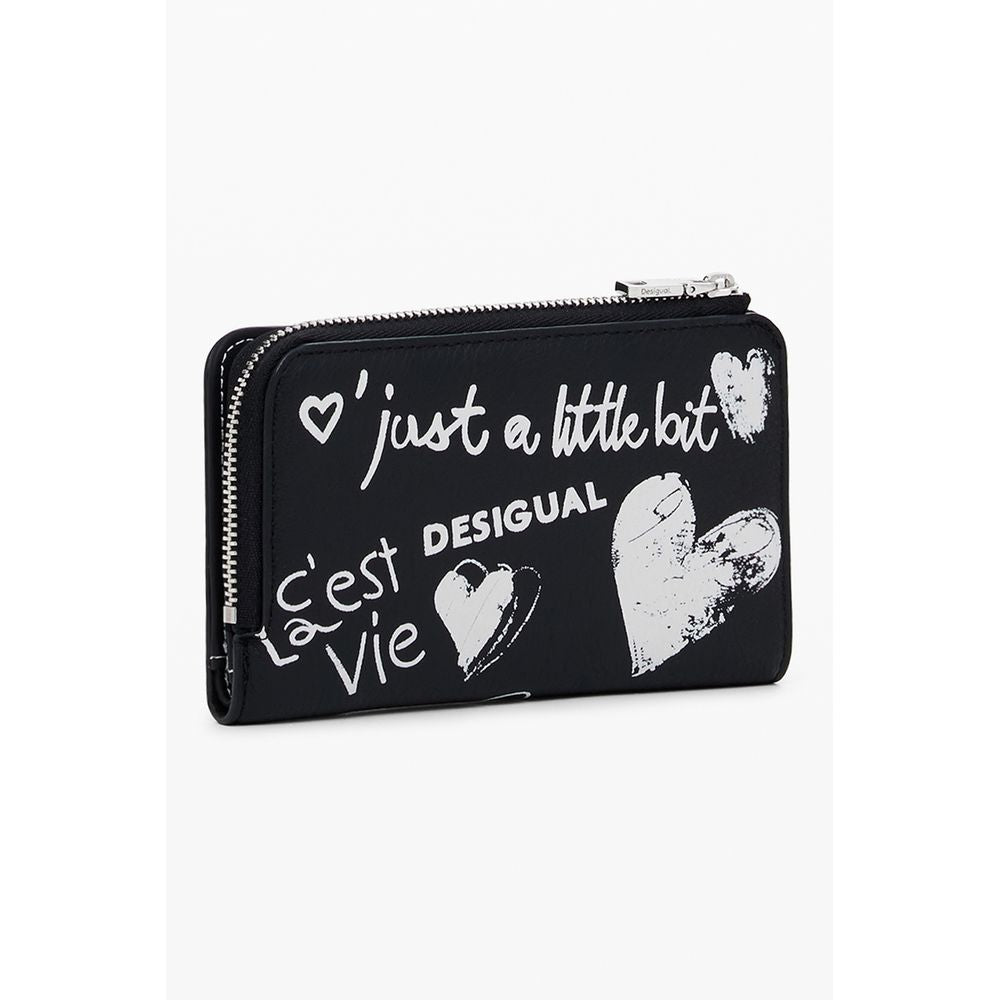 Desigual Black Polyethylene Women Wallet DE-39851