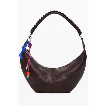 Desigual Brown Polyethylene Women Handbag
