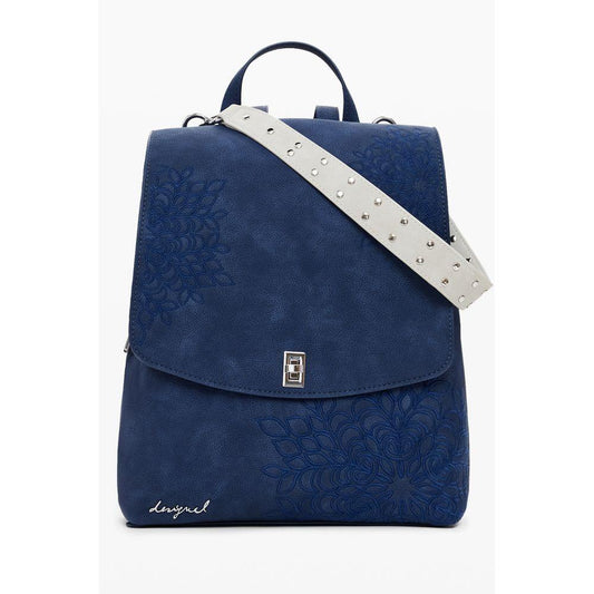 Desigual Blue Polyethylene Women Backpack DE-39872