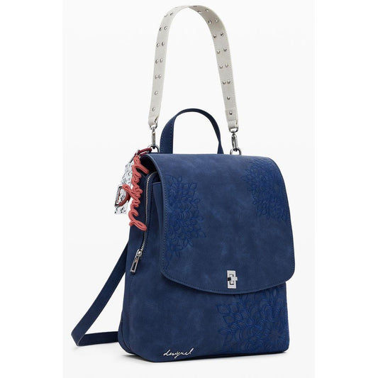 Desigual Blue Polyethylene Women Backpack DE-39872