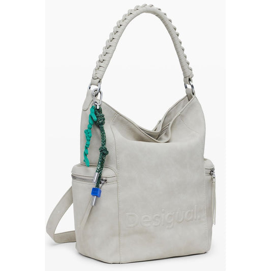 Desigual Beige Polyethylene Women Backpack DE-39874