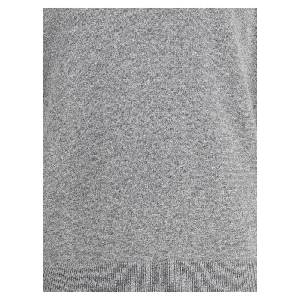 Brunello Cucinelli Gray Cashmere Cashmere Sweater