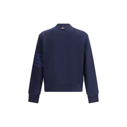Thom Browne Blue Cotton Sweatshirt