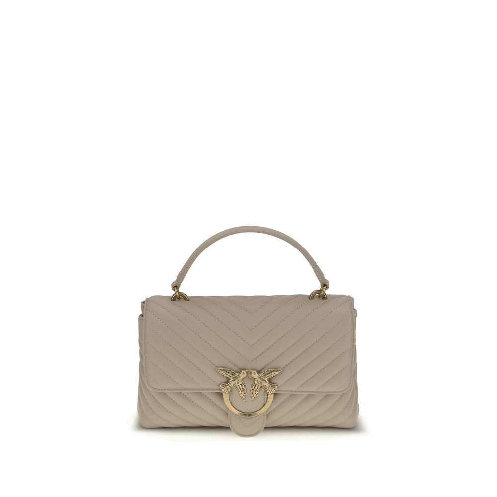Front view with bag zipped and handles upright.