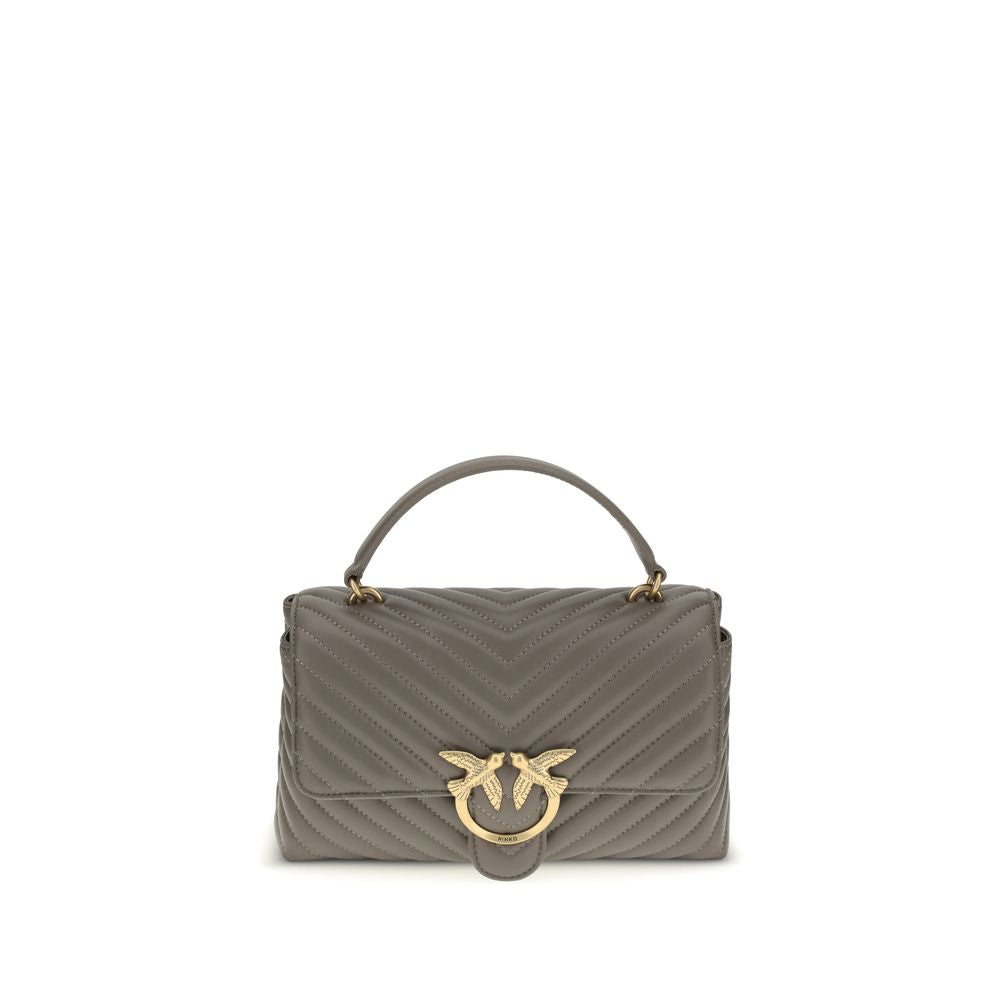 PINKO Gray Calf Leather Bos Taurus Wallet
