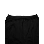 Dolce & Gabbana Black Cotton Blend Cargo Joggers Drawstring Pants waistband detail