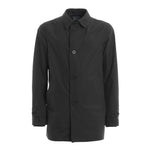 Herno Black Polyester Men's Trench Coat
