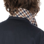 Aquascutum Blue Cotton Men's Raincoat