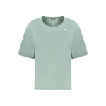 K-WAY Green Cotton Women T-Shirt