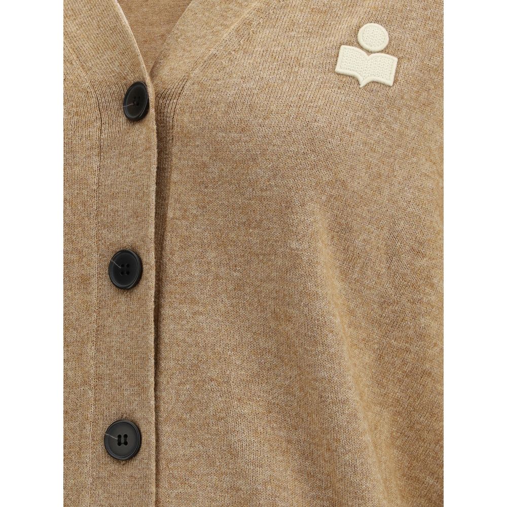 Marant Etoile Beige Cotton Cardigan