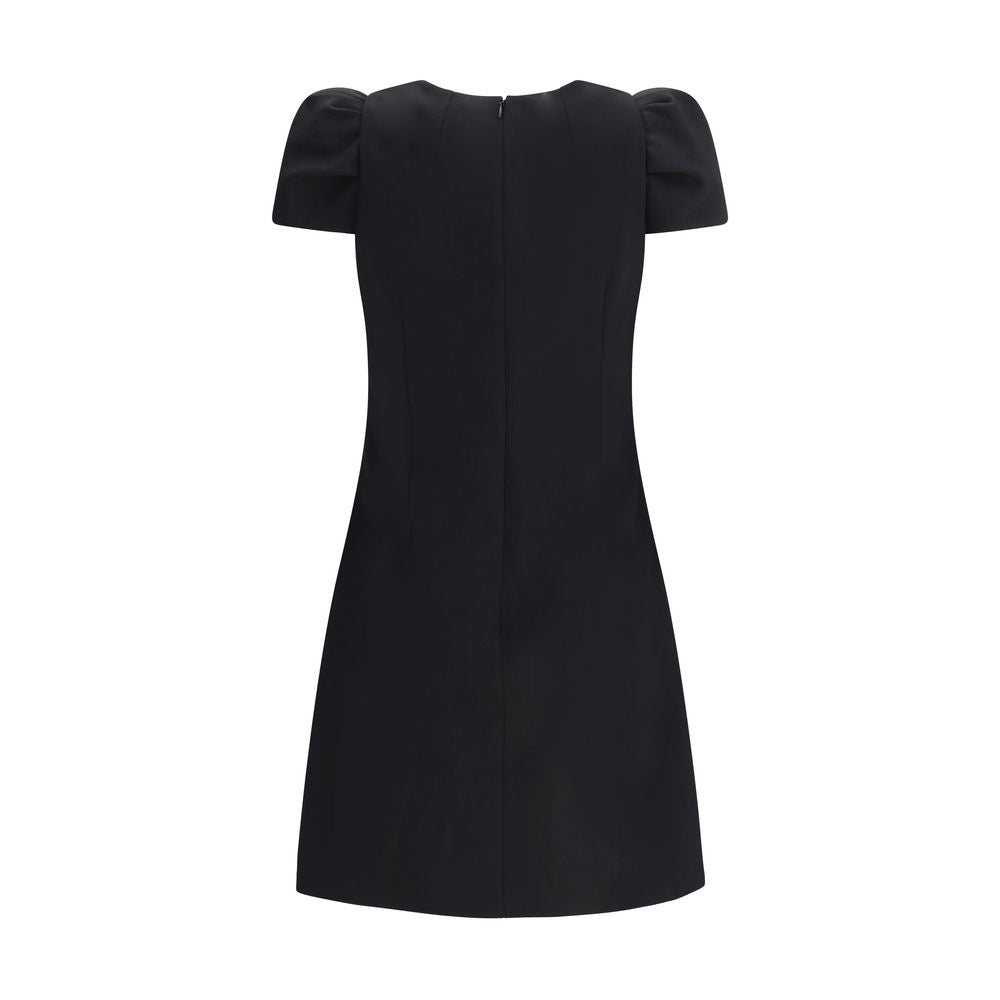 Alexander McQueen Black Wool Casual Dress