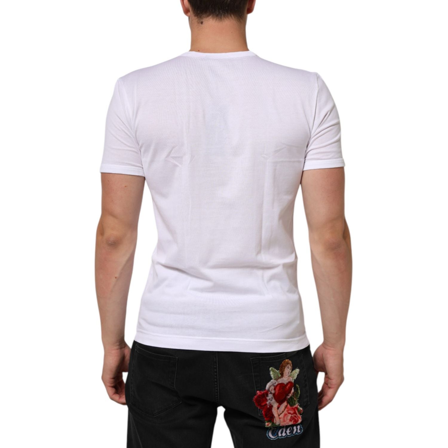 Front view with bag zipped and handles upright.