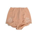 Dolce & Gabbana Beige Silk Stretch High Waist Girdle Underwear