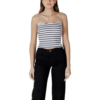 Calvin Klein Jeans White Recycled Cotton Top
