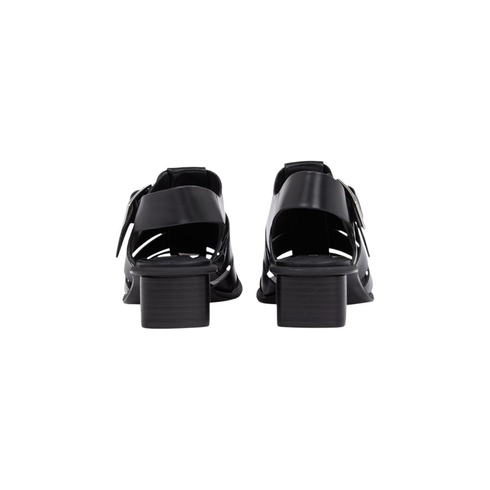 Calvin Klein Jeans Black Polyester Flat Sandals 1728,71956299936,Black,Calvin Klein Jeans,EU38/US8,EU39/US9,EU40/US10,Flat - Sandals - Shoes,New with tags,Sandals - Shoes,Shoes,Women