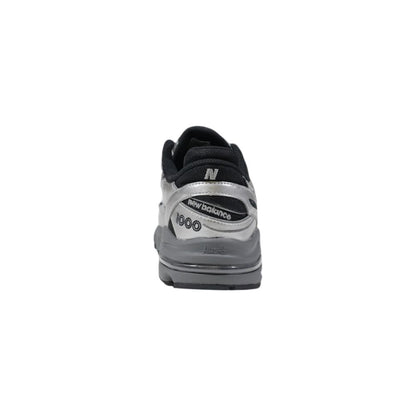 New Balance Silver Synthetic Athletic Sneakers