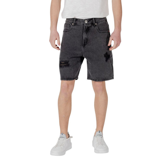 Gianni Lupo Black Cotton Bermuda Shorts 1728,71956299936,Bermuda - Shorts - Clothing,Black,Clothing,Gianni Lupo,IT48 | M,Men,New with tags,Shorts - Clothing