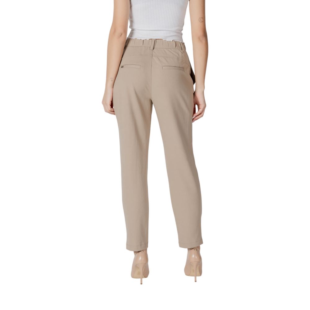 Street One Beige Viscose Pant