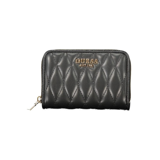 Guess Jeans Black Polyethylene Women Wallet
