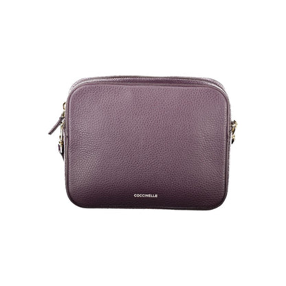 Coccinelle Purple Leather Women Handbag