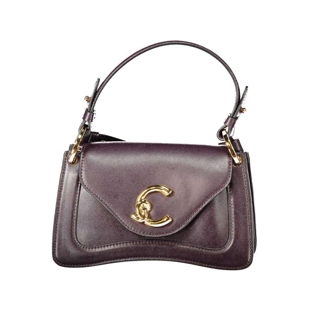 Coccinelle Purple Leather Handbag