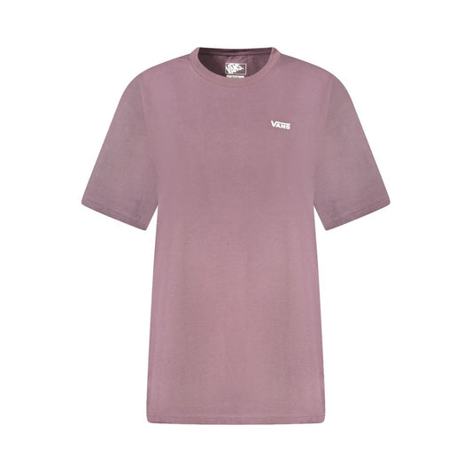 Vans Purple Cotton Women T-Shirt