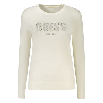 Guess Jeans White Viscose Women Sweater