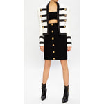 Balmain White Viscose Women Blazer