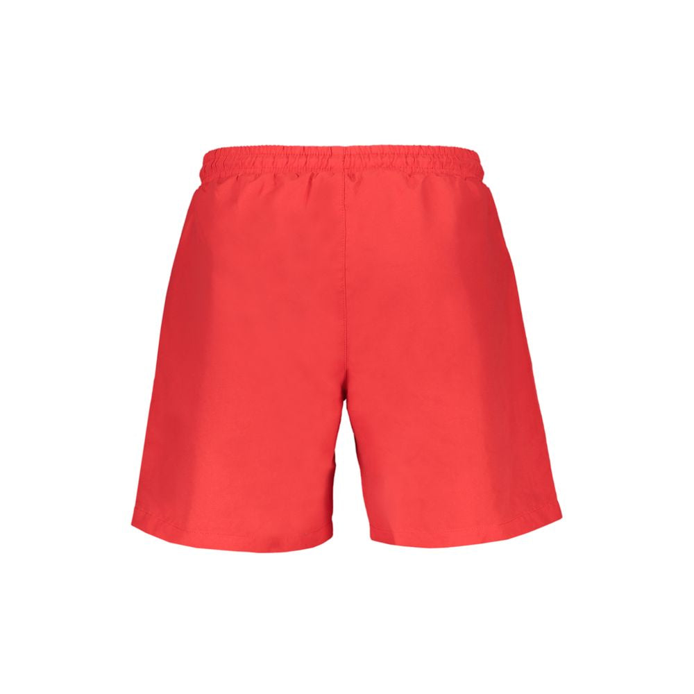 Fila Red Polyester Men's Swim Trunk