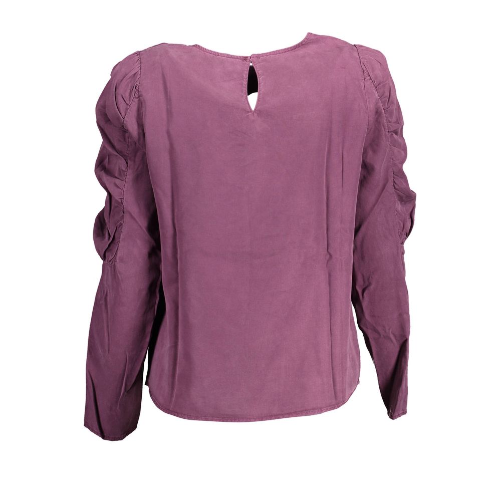 Desigual Purple Lyocell Shirt