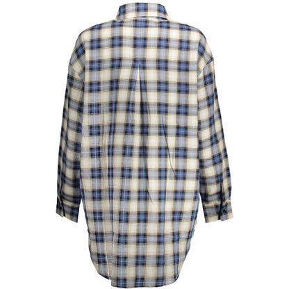 Desigual Blu Cotton Women Shirt