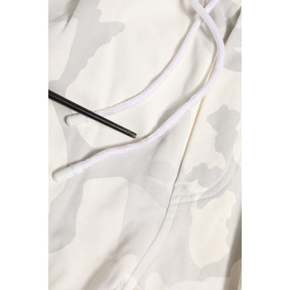 Dolce & Gabbana White Camouflage Cargo Jogger Sweatpants Pants