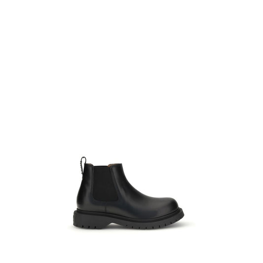 Givenchy Black Bull Skin Chelsea Boots
