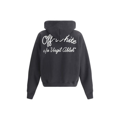 Off-White Black Cotton Sweatshirt