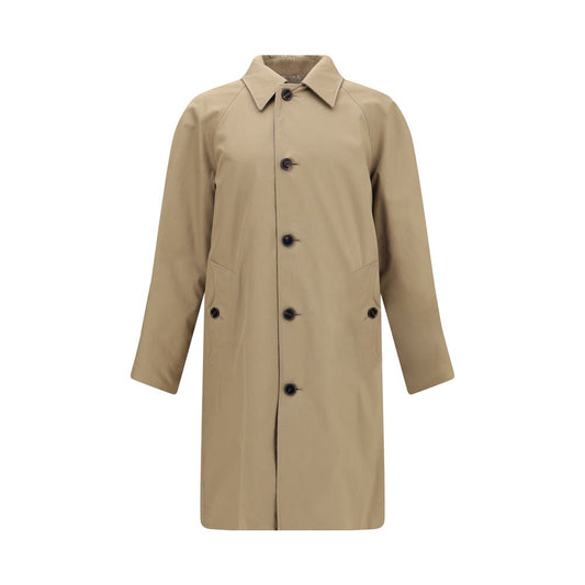 Burberry Brown Cotton Coat