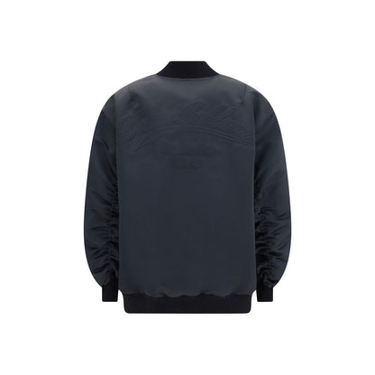 Dolce & Gabbana Black Polyester Bomber Dolce & Gabbana