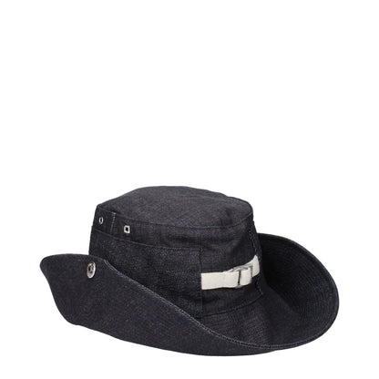Jacquemus Blue Cotton Sunhat