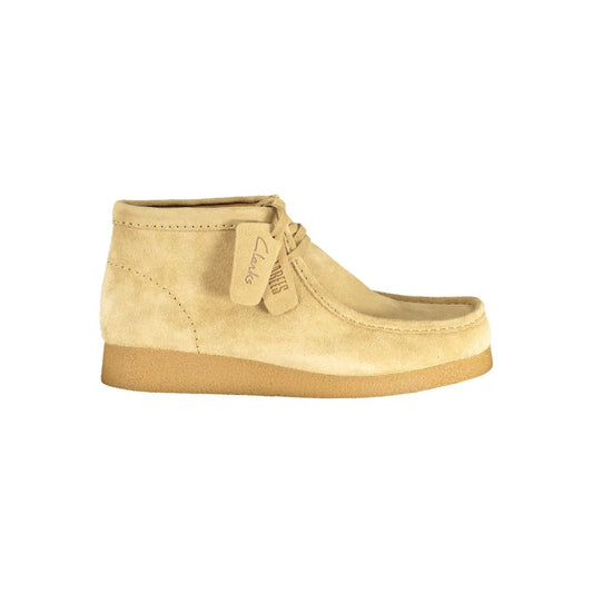Clarks Beige Suede Men Sneaker