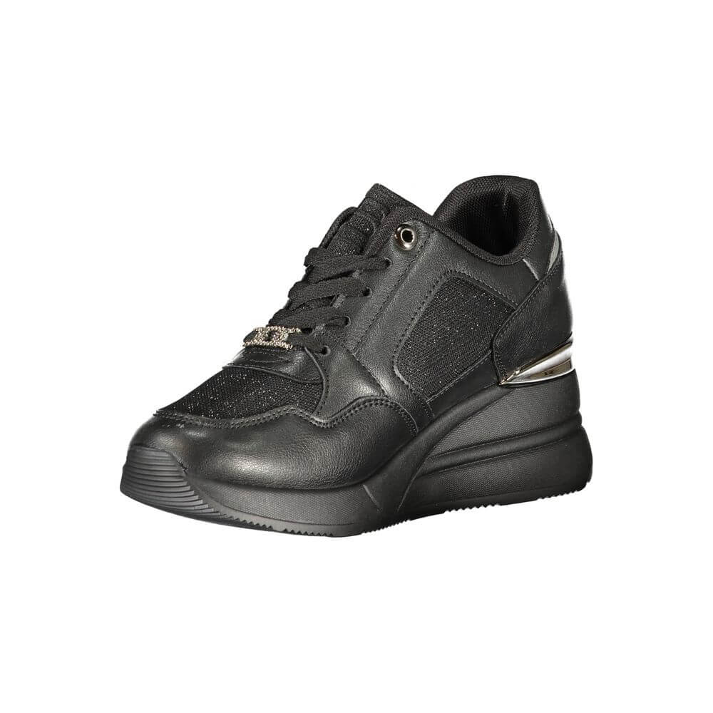 Laura Biagiotti Black Polyester Women Sneaker