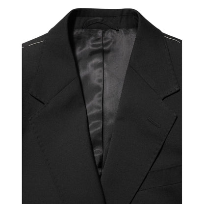 Dolce & Gabbana Black STAFF 2 Buttons Suit Jacket Blazer