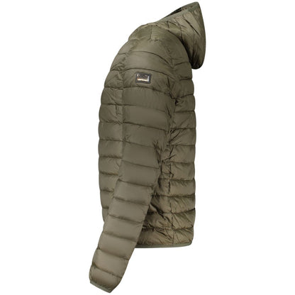 Cavalli Class Verde Polyester Men's Jacket 1728,67403481248,Cavalli Class,Clothing,Green,Jackets & Coats - Clothing,L,M,Men,New with tags,S,Shell Jackets - Jackets & Coats - Clothing,XL,XXL