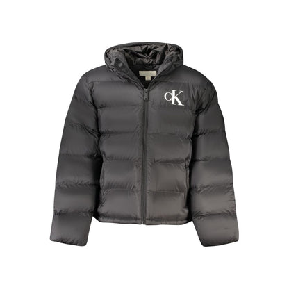 Calvin Klein Black Poliammide Men's Jacket 1728,67403481248,Black,Calvin Klein,Clothing,Full-Length Jackets - Jackets & Coats - Clothing,Jackets & Coats - Clothing,Men,New with tags,XL,XXL