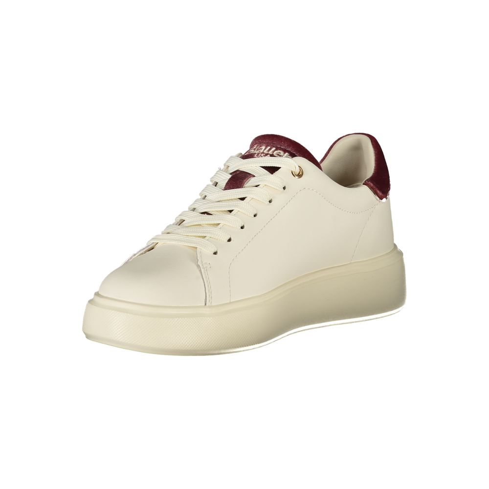Blauer Bianco Polyurethane Women Sneaker