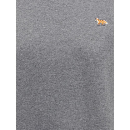 Maison Kitsuné Gray Cotton Sweatshirt
