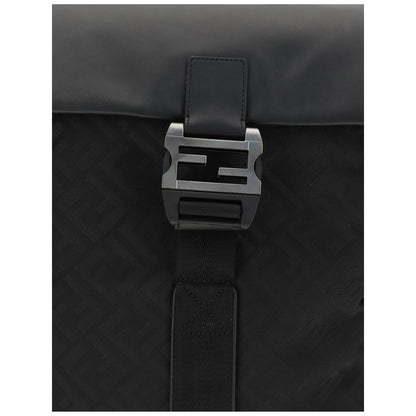 Fendi Black Nylon Shoulder Bag