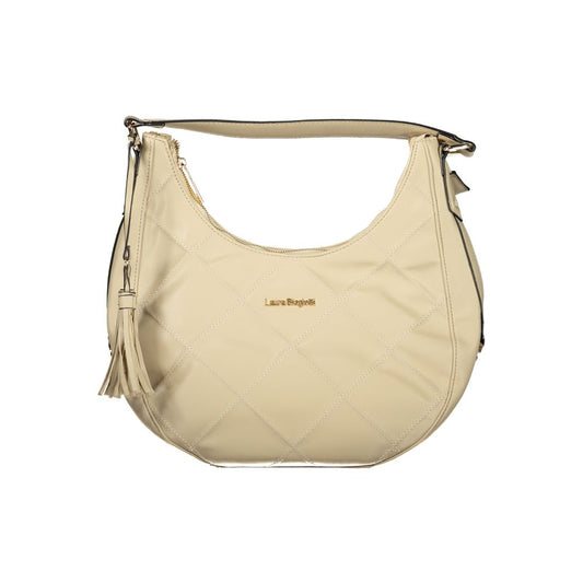 Laura Biagiotti Beige PVC Women's Handbag