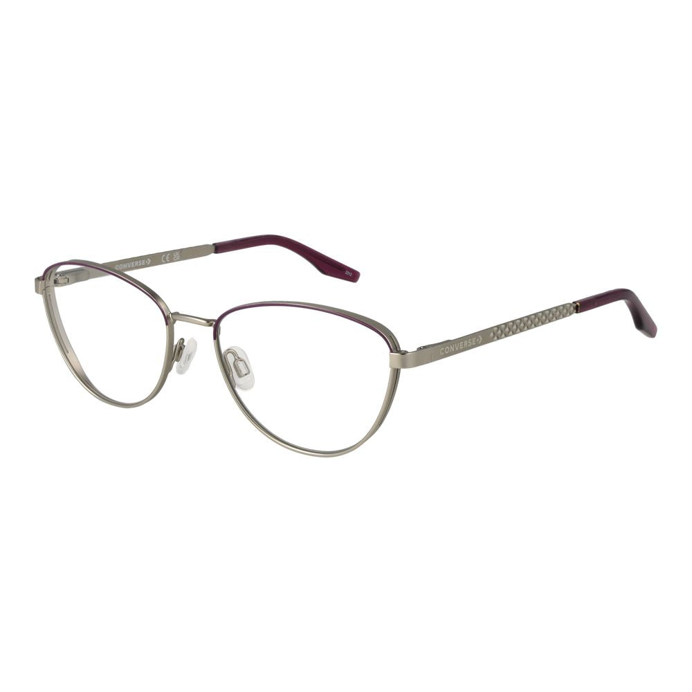 Converse Purple Metal Glasses (Frames) in full-rim cat eye style, metal frame, purple color, suitable for women, lens width 52mm.